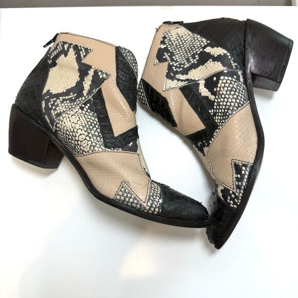 Amuse Society Matisse Last Call Western Festival Ankle Booties Women 8.5 - Picture 6 of 12